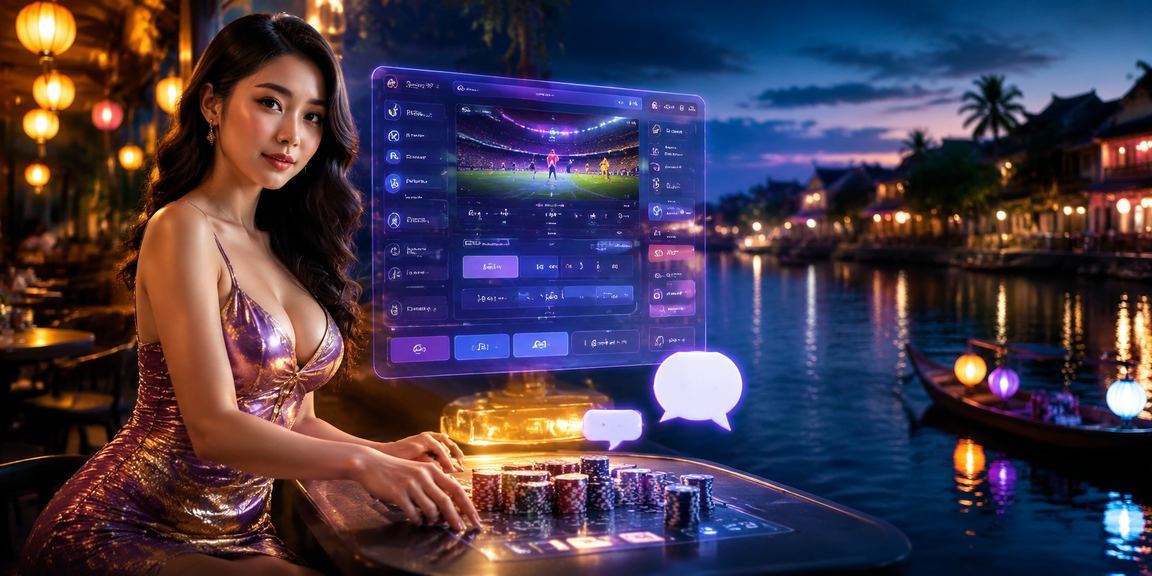 Người dùng Hội An vừa nhâm nhi cà phê vừa xem trung tâm trợ giúp k44 trên điện thoại